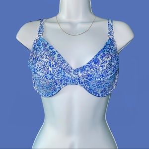 Ocean blue bikini top